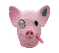 Game Watchs Dogs Legion Skull Crown Pig Cosplay Mask Half Face Cosplay Mask Halloween Headwear Mask Horror Headwear for Halloween Carnival Costume Party Props