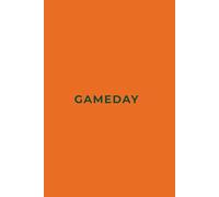 GAMEDAY - ORANGE AND GREEN Edition | Premium Lined Journal | 6" x 9" | Soft Cover | 120+ Pages: A Bold, Team-Inspired Writing Notebook - Perfect for School, Game Day Notes, or Thoughtful Gifts