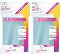 GAMEGEN!C - Prime Scythe/Lost Cities Sleeves 72x112mm (60), Clear (GGS10043ML) (Confezione da 2)