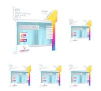 Gamegenic 200 Pack 66 x 91 mm Gray Standard Card Game Prime SleevesValue Pack- versione spagnola (Confezione da 5)