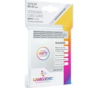 Gamegenic 50 Pack 66 x 91 mm Gray Standard Card Game Matte Sleeves