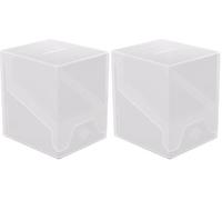 Gamegenic Bastion 100+ XL Deck Box - Compatto, sicuro e perfettamente organizzato per le tue carte collezionabili! Protegge in modo sicuro oltre 100 carte a doppia manica, colore bianco, realizzato