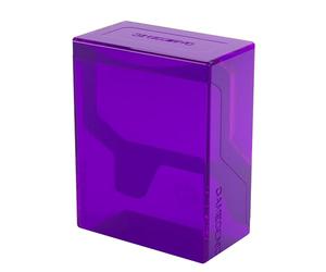 Gamegenic Bastion 50+ XL Deck Box - Compatto, sicuro e perfettamente organizzato per le tue carte collezionabili! Protegge in modo sicuro oltre 50 carte a doppia manica, colore viola, realizzato