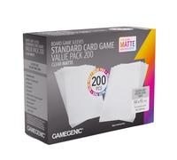 Gamegenic Bustine opache, formato standard, formato da gioco, 200 - 100 micron, pellicole protettive antiriflesso per carte, set da 200 pezzi, antiriflesso per TCG e giochi da tavolo