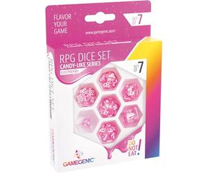 Gamegenic, Candy-like Series - Rasberry - RPG Dice Set
