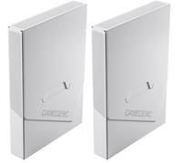 Gamegenic Cube Pocket 15+ Deck Box - Porta carte sottile per il disegno cubo e protezione delle carte, sistema modulare perfetto per TCG, LCG, giochi da tavolo e giochi di ruolo, colore bianco,