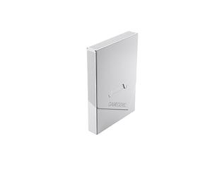 Gamegenic Cube Pocket 15+ Deck Box - Porta carte sottile per il disegno cubo e protezione delle carte, sistema modulare perfetto per TCG, LCG, giochi da tavolo e giochi di ruolo, colore bianco,