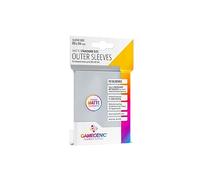 Gamegenic Custodie per carte Outer Sleeves Matte Standard Size, 50 pezzi, Plastica, Standard Size, Argento
