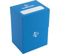 Gamegenic - Deck Holder 80+ Blue - Scatola Porta Carte | Scatola Compatta e Robusta con Coperchio Autobloccante per Contenere Fino a 80 Carte, Colore Blu