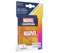 Gamegenic, Fantasy Flight Games - Marvel Champions: custodia ufficiale di Capitan America, gioco di carte, 66 x 91 mm