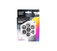 Gamegenic Galaxy Series Moon RPG Dice Set Set of 7 Dice in a Variety of Sizes
