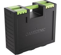 Gamegenic | Game Castle Nero/Verde | Contenitore per accessori e carte di gioco