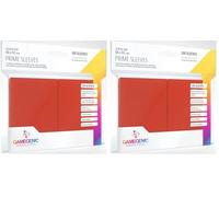 Gamegenic GGS11015ML Prime Sleeves (100-Pack), Red (Confezione da 2)