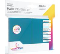 Gamegenic GGS11028ML Matte Prime Sleeves, in Plastica (100-Pack), Blue Blu