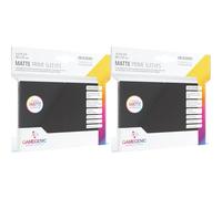 Gamegenic GGS11030ML Matte Prime Sleeves (100-Pack), Black (Confezione da 2)