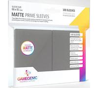 Gamegenic GGS11037ML Matte Prime Sleeves (100-Pack), Dark Grey | 100 buste per confezione, dimensioni della custodia: 66 x 91 mm, dimensioni carte fino a 64 x 89 mm, codice sleeve: grigio