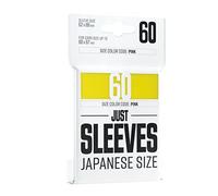 Gamegenic - ggx10017ml - just sleeves - 60 japanese size card game sleeve - yellow