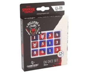 Gamegenic Hellfire Club D6 dice Set 16mm