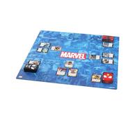 Gamegenic Marvel Champions Marvel Blue Prime Game Mat XL | Antiscivolo 69,8 cm x 69,8 cm | Progettato per l'uso con Marvel Champions The Card Game e altri TCG e LCG | Realizzato da Gamegenic