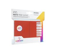 GAMEGENIC - Matte Prime Sleeves Red Pack (100) Accessori Carte