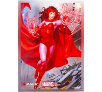 Gamegenic | Magic: The Gathering | Marvel Super Heroes Premium Art Sleeves - Capitan America, Team Leader