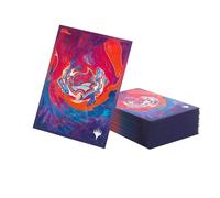 Gamegenic - MTG - Secrets of Strixhaven Premium Art Sleeves: Prismari - Accessorio da Gioco - Custodie Stampate a Colori - Finitura Testurizzata - Multilingue