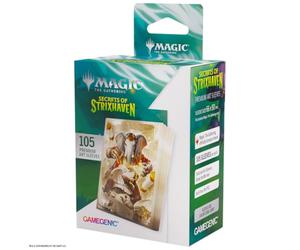 Gamegenic - MTG - Secrets of Strixhaven Premium Art Sleeves: Quintorius, History Chaser - Accessorio da Gioco - Custodie Stampate a Colori - Finitura Testurizzata - Multilingue
