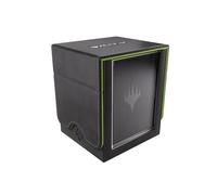 Gamegenic - MTG - Secrets of Strixhaven Squire PLUS 100+ XL: Black/Green - Accessorio da Gioco - Scatola Solida e Resistente - Protegge le Carte in Modo Sicuro - Multilingue