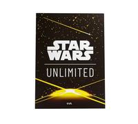 Gamegenic | Star Wars: Illimitato Premium Art Sleeves - Retro carte giallo | Accessorio per gioco di carte collezionabili