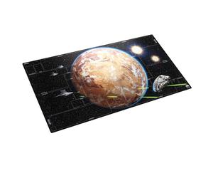 Gamegenic - Star Wars Unlimited Battle Zone Game Mat - Optimized for 4 Players, Officially Licensed Full-Color Playmat, Slip-Resistant 51" by 27.5" Rubber Mat, Compatible with TCGs & LCGs