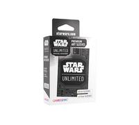 Gamegenic, Star Wars: Unlimited Premium Art Sleeve - Unlimited Pattern, 60 Art Sleeves + 2 custodie trasparenti, Sleeve Color Code: Grigio