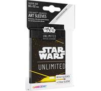 Gamegenic Star Wars Unlimited Premium Art Sleeves - Card Back Giallo