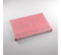 Gamegenic Token Silo XL Convertible - Soluzione versatile per accessori da gioco da tavolo, 15 vassoi rimovibili in 5 diverse dimensioni, scatola per gettoni impilabile, colore rosso, realizzato
