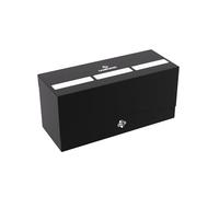 Gamegenic - TRIPLE DECK HOLDER 300+ XL Black - Scatola Porta Carte | Scatola Compatta e Robusta con Coperchio Autobloccante e 3 Porta Carte Estraibili per Contenere Fino a 300 Carte