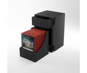 Gamegenic Watchtower 100+ XL Convertible BLACK Deck Box MTG Pokemon Magic