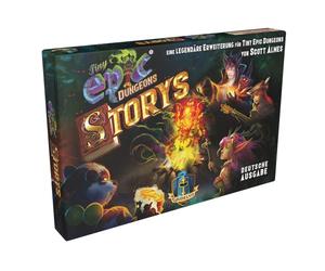Gamelyn Games, Tiny Epic: Dungeons - Storie, Espansione, Gioco di famiglia, Dungeon Crawler, 1-4 giocatori, Dai 12+ anni, 30+ minuti, Tedesco