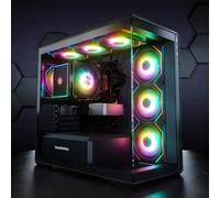 GameMachines Fury - Gaming PC - AMD Ryzen 7 7800X3D - GeForce RTX 5070 Ti - SSD da 1TB - 32 GB DDR5 - WLAN - Windows 11 Pro