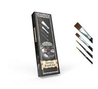 The Army Painter GameMaster - Kit di pennelli per terreno, 4 spazzole, per pittura XPS Foam MDF Board Scenery o Wargaming Terrain: pennello a secco grande, pennello medio, spazzola per lavaggio,