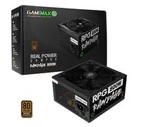GameMax Alimentatore Rampage da 800 W, non modulare, APFC, condensatore principale giapponese Tk, bronzo 80 Plus, efficienza 88%, ventola di raffreddamento da 14 cm, gioco di potenza reale | Nero