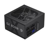 GAMEMAX GX 850GF Alimentatore PC 850W completamente modulare ATX 3.0 con cavo 12V-2x6 e supporto PCIe 5.0, 80 Plus Gold, All-Solid capacitors, ventola FDB da 120 mm, cavo in rame goffrato, cavo piatto