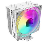 GameMax Ice Force - Ventola di raffreddamento CPU 200 W TDP 4 x 6 mm in rame e dissipatore di calore in alluminio, FN12A-C8I, ventola di raffreddamento PWM ARGB da 120 mm per Intel LGA1700/115X/1200 e