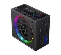 GAMEMAX RGB 850G Alimentatore PC 850W Full Modulares, 80 Plus Gold, LLC + DC-DC, ARGB Sync, Condensatori giapponesi, ventola ARGB FDB da 140 mm, 9 funzioni di protezione, colore: Nero