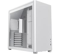 GameMax Spark Pro Gaming Cube, case modulare per PC da gioco ATX, doppi pannelli laterali in vetro temperato, USB 3.0 - Tipo C | Bianco