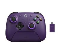 8Bitdo Ultimate 2 Wireless Controller for Windows & Android, Gaming Controller with TMR Joysticks, Switchable Hall Effect/Tactile Triggers, Motion Control, RGB Fire Ring, 8Speed Wireless Tech, Purple