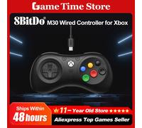Gamepad controller da gioco cablato 8BitDo M30 per Xbox One Series XS e PC Windows con layout a 6 pulsanti Xbox con licenza ufficiale M30 Wired