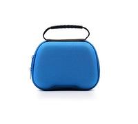 Gamepad Custodia da viaggio con tasca a rete, controller guscio duro borsa di protezione per PS5/PS4/S_witch Pro, 18*15*8cm (Blu)