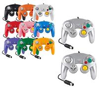 Gamepad Joypad - Controller per Game Cube bianco e switch con cavo, colore: Argento