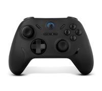 Gamepad Krom Kadoer Bluetooth v5.0 Doppia Vibrazione Turbo PC Switch Android iOS Nero