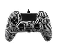 Gamepad Qubick ACP40169 PLAYSTATION 4 Black & White 2.0 Wired White e