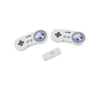 Gamepad remoto ricaricabile per SNES Classic Edition, controller wireless ergonomico e confortevole con controllo wireless a lungo raggio, plug and